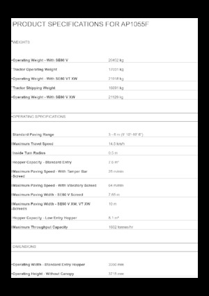 Asfaltni finišeri na gusjenicama Caterpillar AP1055F