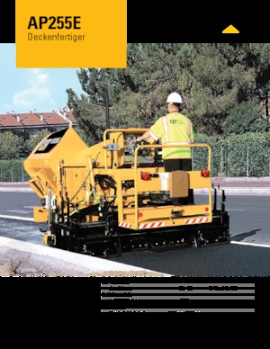 Asfaltni finišeri na gusjenicama Caterpillar AP255E