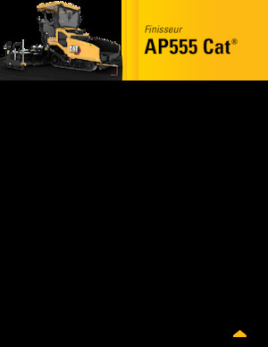 Asfaltni finišeri na gusjenicama Caterpillar AP555
