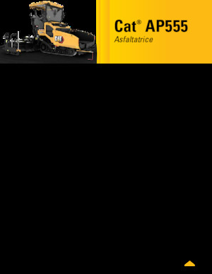 Asfaltni finišeri na gusjenicama Caterpillar AP555