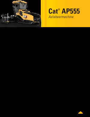Asfaltni finišeri na gusjenicama Caterpillar AP555