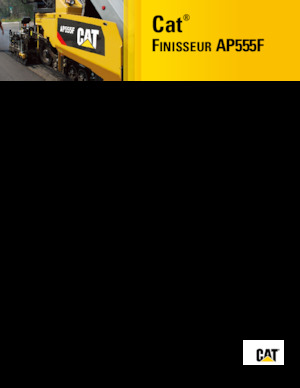 Asfaltni finišeri na gusjenicama Caterpillar AP555F