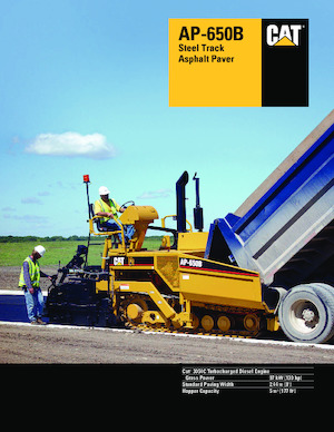 Asfaltni finišeri na gusjenicama Caterpillar AP650B