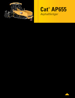 Asfaltni finišeri na gusjenicama Caterpillar AP655