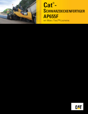 Asfaltni finišeri na gusjenicama Caterpillar AP655F