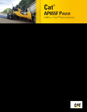 Asfaltni finišeri na gusjenicama Caterpillar AP655F
