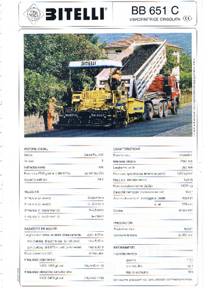Asfaltni finišeri na gusjenicama Bitelli BB 651 C-RB 4650 VB