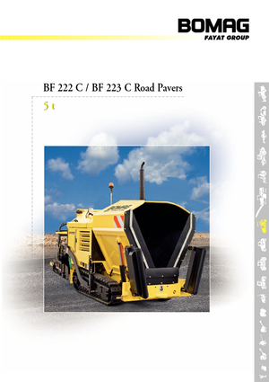 Asfaltni finišeri na gusjenicama Bomag BF 223 C