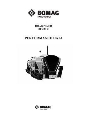 Asfaltni finišeri na gusjenicama Bomag BF 223 C