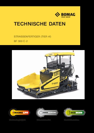 Asfaltni finišeri na gusjenicama Bomag BF 300 C 2 S 340-2