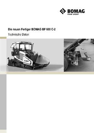 Asfaltni finišeri na gusjenicama Bomag BF 600 C 2 S 500