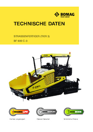 Asfaltni finišeri na gusjenicama Bomag BF 600 C 3 S 600