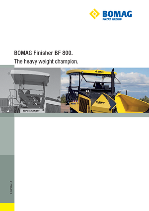 Asfaltni finišeri na gusjenicama Bomag BF 800 C S 600