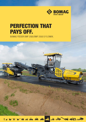 Asfaltni finišeri na gusjenicama Bomag BMF 2500 S FLEXMIX