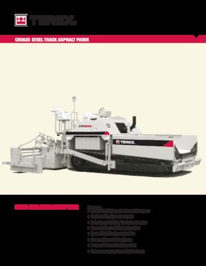 Asfaltni finišeri na gusjenicama Terex CR562S