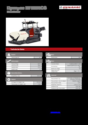 Asfaltni finišeri na gusjenicama Dynapac MF2500CS