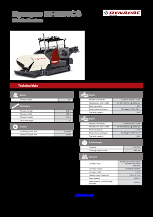Asfaltni finišeri na gusjenicama Dynapac MF2500CS
