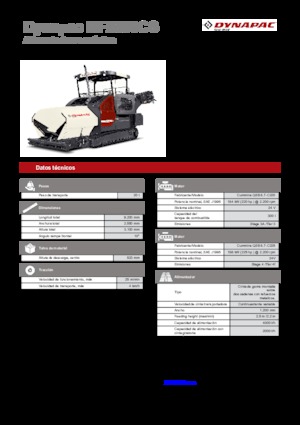 Asfaltni finišeri na gusjenicama Dynapac MF2500CS