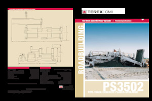 Asfaltni finišeri na gusjenicama Terex PS3502