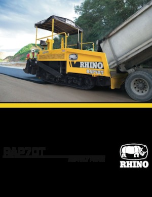 Asfaltni finišeri na gusjenicama RHINO RAP70T