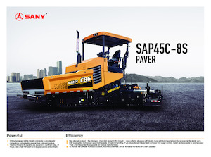 Asfaltni finišeri na gusjenicama Sany SAP45C-8S