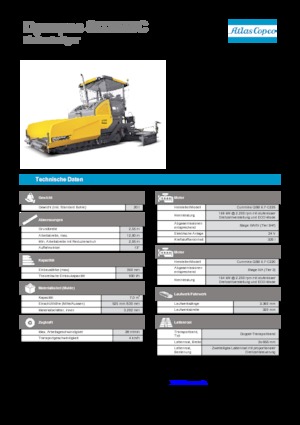 Asfaltni finišeri na gusjenicama Dynapac SD 2550 C