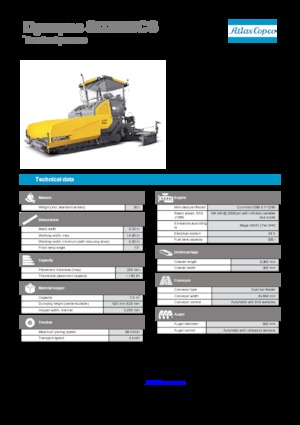 Asfaltni finišeri na gusjenicama Dynapac SD 2550 CS
