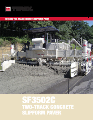 Asfaltni finišeri na gusjenicama Terex SF3502C