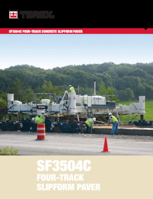 Asfaltni finišeri na gusjenicama Terex SF3504C
