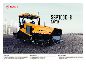 Asfaltni finišeri na gusjenicama Sany SSP100C-8 