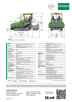 Asfaltni finišeri na gusjenicama Vögele Super 1800-2