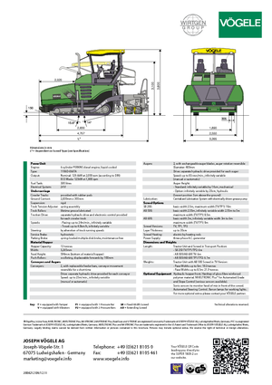 Asfaltni finišeri na gusjenicama Vögele Super 1800-2