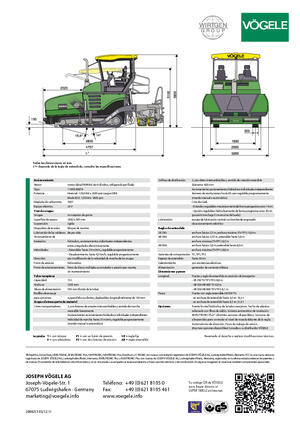 Asfaltni finišeri na gusjenicama Vögele Super 1800-2