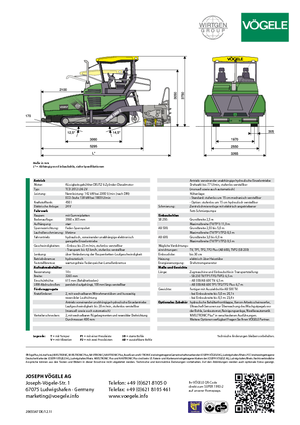 Asfaltni finišeri na gusjenicama Vögele Super 1900-2