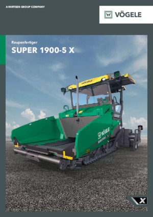 Asfaltni finišeri na gusjenicama Vögele SUPER 1900-5 X
