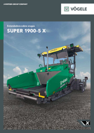 Asfaltni finišeri na gusjenicama Vögele SUPER 1900-5 X