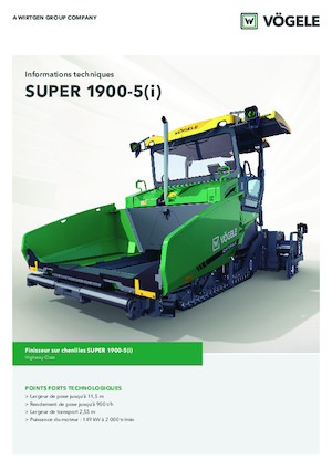 Asfaltni finišeri na gusjenicama Vögele Super 1900-5
