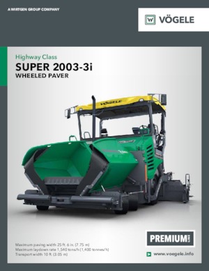 Asfaltni finišeri na gusjenicama Vögele Super 2000-3