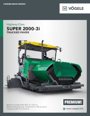 Asfaltni finišeri na gusjenicama Vögele Super 2000-3i