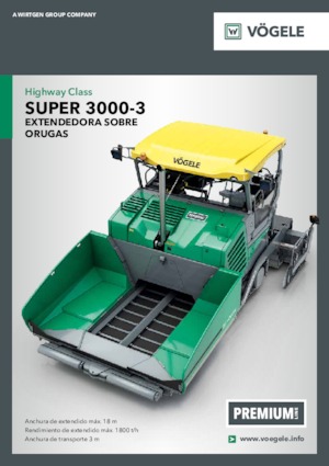 Asfaltni finišeri na gusjenicama Vögele Super 3000-3