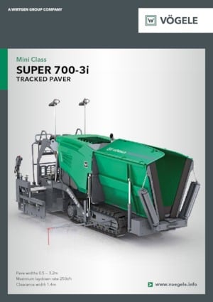 Asfaltni finišeri na gusjenicama Vögele Super 700-3i