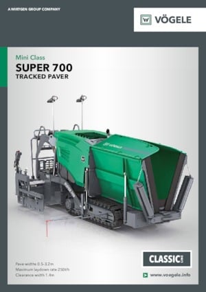 Asfaltni finišeri na gusjenicama Vögele Super 700
