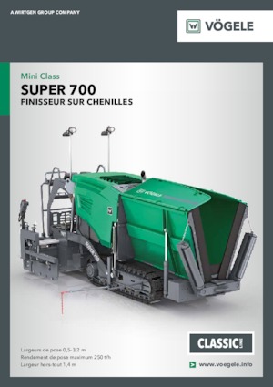 Asfaltni finišeri na gusjenicama Vögele Super 700
