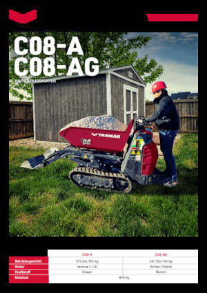 Damperi na gusjenicama Yanmar C08-A HI TIP 