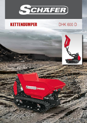 Damperi na gusjenicama SCHÄFER DHK 600 D