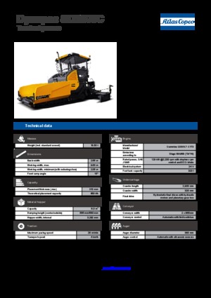 Asfaltni finišeri na gusjenicama Dynapac SD 2500 C