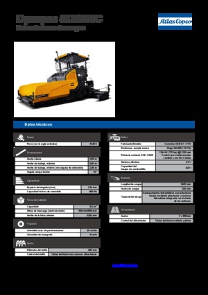 Asfaltni finišeri na gusjenicama Dynapac SD 2500 C