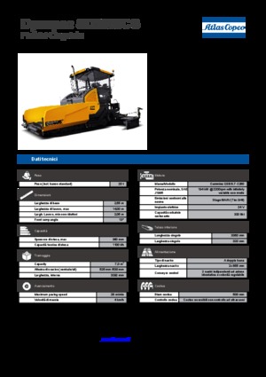 Asfaltni finišeri na gusjenicama Dynapac SD 2550 CS