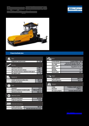 Asfaltni finišeri na gusjenicama Dynapac SD 2550 CS