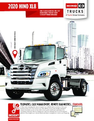 Tegljači - tegljačke jedinice Hino 2020 HINO XL8 4x2